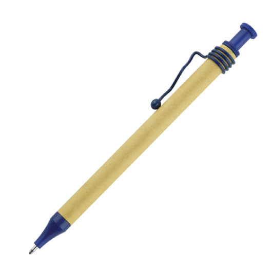 Squiggle Recycled Cardboard Pens Blue